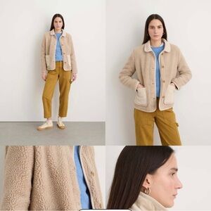 Alex Mill Cream Teddy Jacket